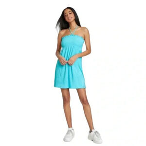 Women's  Sleeveless Smocked Terry Convertible Dress - Wild Fable™